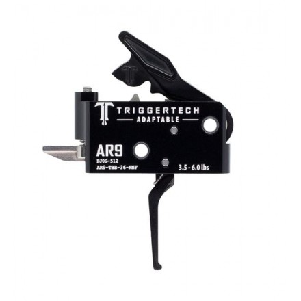 Trigger Kit AR 9 Adaptable Flat Black 3.5 - 6.0 LB Adjustable Trigger Weight - TriggerTech