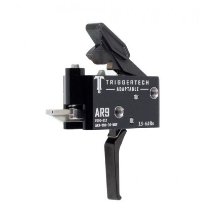 Trigger Kit AR 9 Adaptable Flat Black 3.5 - 6.0 LB Adjustable Trigger Weight - TriggerTech