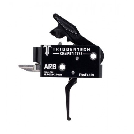 Trigger Kit AR 9 Competitive Flat Black, 3.5 LB Fixed Trigger Weight - TriggerTech