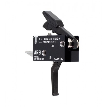 Trigger Kit AR 9 Competitive Flat Black, 3.5 LB Fixed Trigger Weight - TriggerTech