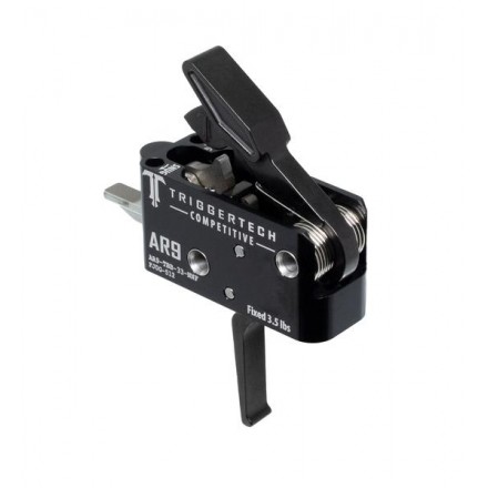 Trigger Kit AR 9 Competitive Flat Black, 3.5 LB Fixed Trigger Weight - TriggerTech
