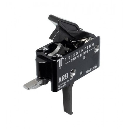Trigger Kit AR 9 Competitive Flat Black, 3.5 LB Fixed Trigger Weight - TriggerTech