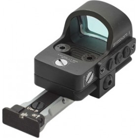 Black Rear Sight with Fiber Optic "Red Dot Ready" + Front Sight MP35F with Fiber Optic, for Relvolver Smith &  Wesson - LPA 2
