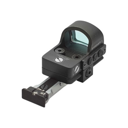 Black Rear Sight with Fiber Optic "Red Dot Ready" + Front Sight MP35F with Fiber Optic, for Relvolver Smith &  Wesson - LPA