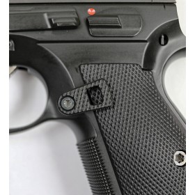 Mag Release Button Oversized for CZ Shadow 2 - Lok Grips 2