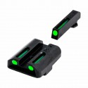 Sight Set TFO with Rear Sight and Front Sight Tritium+fiber optic, for Glock - Truglo