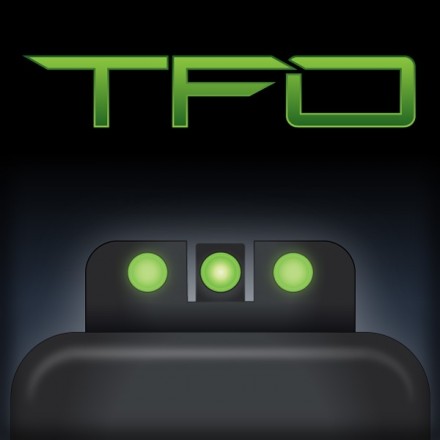 Sight Set TFO with Rear Sight and Front Sight Tritium+fiber optic, for Glock - Truglo