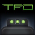 Sight Set TFO with Rear Sight and Front Sight Tritium+fiber optic, for Glock - Truglo