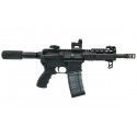 Freno di Bocca Corto per AR15 .223/5.56, Filettatura 1/2"X28, Lunghezza 44.5 mm - UTG PRO