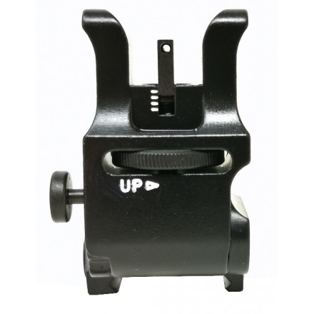 Folding Adjustable Sight Set MAS7COM for AR15 / M4, for Picatinny Rail - LPA