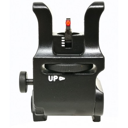 Folding Adjustable Sight Set MAS7COM for AR15 / M4, for Picatinny Rail - LPA