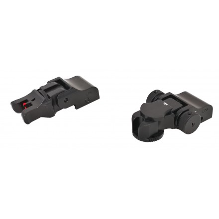 Set Mire Regolabili Abbattibili MAS7COM per AR15 / M4, attacco Picatinny - LPA