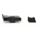 Tacca di Mira Regolabile (Altezza e Deriva) + Mirino con Fibra Ottica 1 mm per CZ 75 / CZ 85 / CZ 97 - CZ