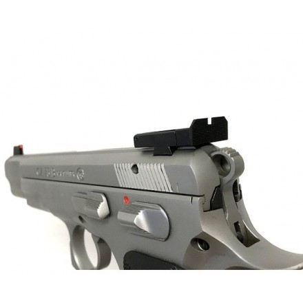 Adjustable Rear Sight (Heght and Windage) + Front Sight Fibre Optic 1mm for CZ 75B / CZ 85 / CZ 97 - CZ