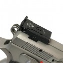 Adjustable Rear Sight (Heght and Windage) + Front Sight Fibre Optic 1mm for CZ 75B / CZ 85 / CZ 97 - CZ