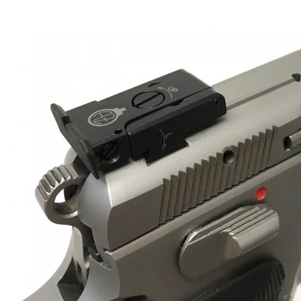 Adjustable Rear Sight (Heght and Windage) + Front Sight Fibre Optic 1mm for CZ 75B / CZ 85 / CZ 97 - CZ