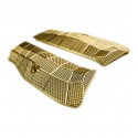 Palm Swell GridLOK Grips Shadow 2 (Brass), texture Aggressive - Lok Grips