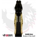 Palm Swell GridLOK Grips Shadow 2 (Brass), texture Aggressive - Lok Grips