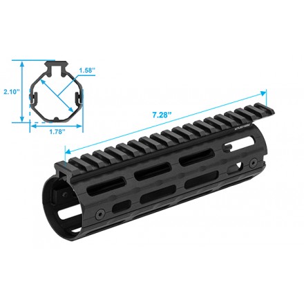 Guardamano Super Slim per Carabine AR15, Attacco M-LOK - UTG PRO