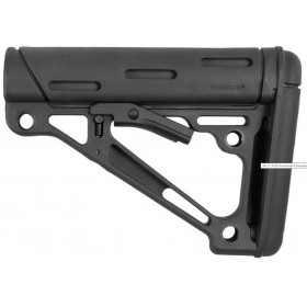 Calcio Collassabile Gommato OverMolded per AR15 e Cloni (Commercial Buffer Tube), Nero - Hogue