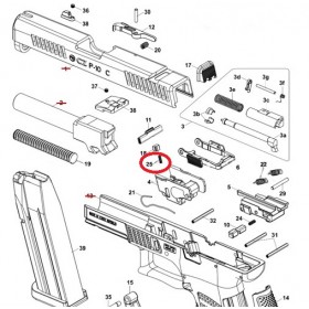 Disassembly Plate Spring for CZ P10 - CZ 2