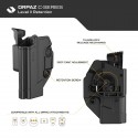 Fondina Tattica per Glock 17/19 con Ritenzione Livello II - Orpaz