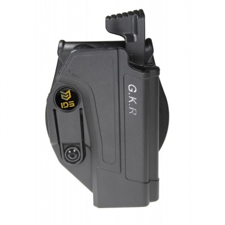 Glock 17/19 Tactical Holster, Retention Level 2 with Thumb Release - IDS