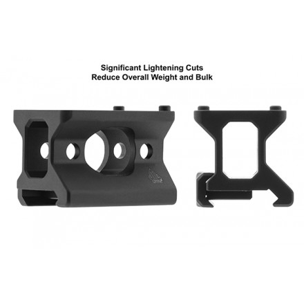 Super Slim Picatinny RMR Mount, Lower 1/3 Co-witness, for Trijicon RMR - UTG