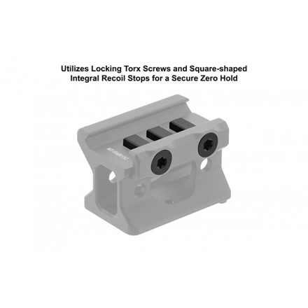 Base Picatinny per Red Dot Trijicon RMR, 1/3 Co-witness Inferiore - UTG