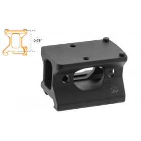 Base Picatinny per Red Dot Trijicon RMR, 1/3 Co-witness Inferiore - UTG 2