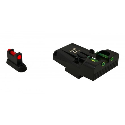Set Mire con Fibra Ottica (Tacca di Mira Regolabile + Mirino) per CZ P07 / P09 - LPA
