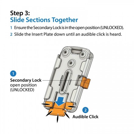 TMMS - Receiver Plate on Molle -Loks - Outer on Molle-Loks - Blade Tech