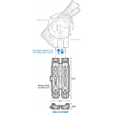 Attacco / Piastra Ricevitore TTMS su Sistema Molle Loks - Blade Tech