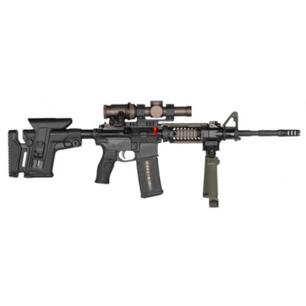 Calcio "RAPS-C" Collassabile, con Poggiaguancia Regolabile, Nero per AR15/M4 - Fab Defense