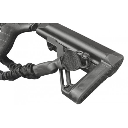 Single Point Bungee Sling with QD Sling Swivel, Black - UTG