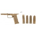 Polymer Frame Kit for Arex Rex Delta "L" Gen 2 with Backstraps and Magazine Catch, Color FDE - Arex