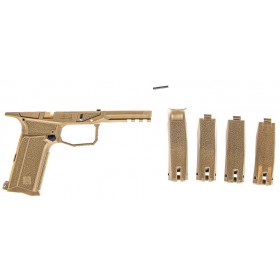 Kit Fusto in Polimero Arex Rex Delta "L" Gen 2 con Dorsalini e Sgancio Caricatore, Colore FDE - Arex