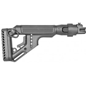 Polymer Folding Buttstock UAS-AK P with Cheek Piece For AKM 47 - Fab Defense 2