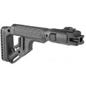 Polymer Folding Buttstock UAS-AK P with Cheek Piece For AKM 47 - Fab Defense