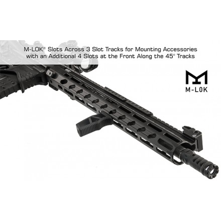Handguard Arwen 15" M-LOK Free Float, Nero - UTG PRO