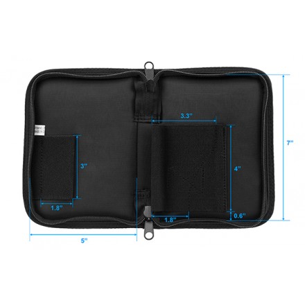 Discreet Handgun Case for Sub-compact Pistol & Revolver (Length 5" x Height 7") - UTG