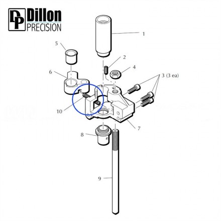 Molla Riarmo Camma Alimentatore Bossoli cod. 13936 per Dillon XL650/XL750 - Eemann Tech