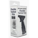 Impugnatura Tattica Flessibile Corta con Attacco per Slitte Picatinny, Nera - DPM