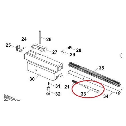 Percussore per CZ Scorpion Evo 3 - CZ