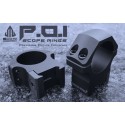 UTG PRO 30mm/2PCs High Profile P.O.I® Picatinny Rings (H 20 mm)- UTG PRO