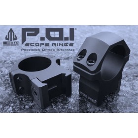 UTG PRO 30mm/2PCs Low Profile P.O.I® Picatinny Rings - UTG PRO 2