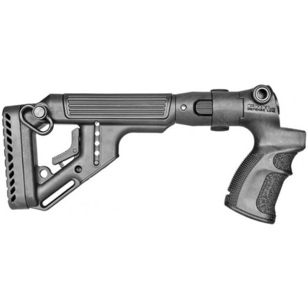 Mossberg 500 / Maverick 88 Pistol Grip and UAS Folding Buttstock with Knuckle - Fab Defense