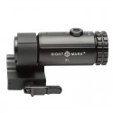 T-3 Magnifier Ribaltabile Lateralmente con Attacco Picatinny a Sgancio Rapido - Sightmark