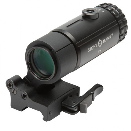 T-3 Magnifier Ribaltabile Lateralmente con Attacco Picatinny a Sgancio Rapido - Sightmark