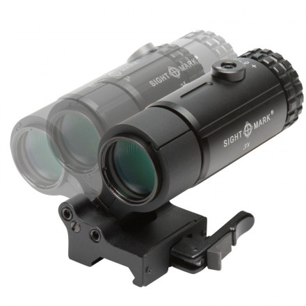 T-3 Magnifier with LQD (Picatinny Mount), Flip to Side Mount - Sightmark